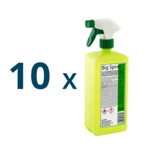 Big Spray 1lt, 10 τεμάχια, Αλκοολούχο απολυμαντικό σπρέι μικρών επιφανειών